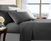 ultra soft microfibre sheet set king charcoal