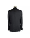 Black Milano Suit in Marlane Primatist Super 100s Wool Blend 48 IT Men