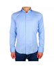 Milano Solid Color Shirt in Light Blue 41 IT Men