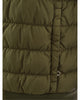 Authentic Green Quilted Bomber Jacket with Zip Closure and Pockets 40 IT Women