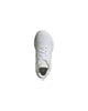 White Leatherette and Mesh Running Shoes - 11 US