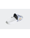 Synthetic Slip-on Slides with Textile Lining - 7 US