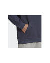 Plush French Terry Hoodie with Drawcord Hood and Kangaroo Pocket - M