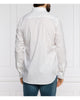 Aeronautica Militare White Cotton Shirt with Eagle Logo and Button Closure S Men