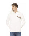 Hoodie with Pockets and Front Print L Men