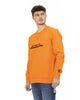 Front Print Crewneck Sweatshirt with Logo Sleeve Insert M Men