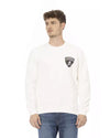 Logo Print Crewneck Sweatshirt with Ribbed Cuffs M Men