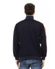 Zip-up Sweatshirt with Side Pockets and Printed Shield Logo L Men