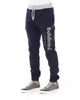 Lace Closure Fleece Sport Pants with Logo and Pockets S Men