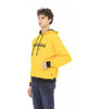 Long Sleeved Brushed Hoodie with Front Logo L Men