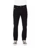 Regular Man Jeans with Logo Button and Tricolor Insert W38 US Men