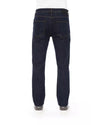 Logo Button Regular Fit Jeans with Tricolor Insert and Contrast Stitching W33 US Men