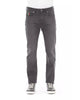 Logo Button Regular Man Jeans with Tricolor Insert W33 US Men