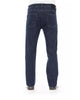 Logo Button Regular Man Jeans with Tricolor Insert and Contrast Stitching W32 US Men