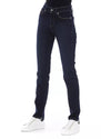 Logoed Button Regular Jeans with Tricolor Insert W26 US Women