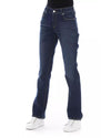 Logoed Button Regular Jeans with Tricolor Insert W27 US Women