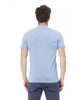 Short Sleeve Round Neck T-shirt with Front Print XL Men