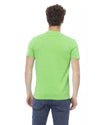 Round Neck Short Sleeve T-shirt with Front Print XL Men