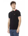 Embroidered Short Sleeve Polo Shirt with Tricolor Collar 2XL Men