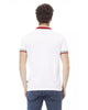 Embroidered Tricolor Collar Polo Shirt 2XL Men