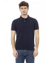 Embroidered Polo Shirt with Short Sleeves L Men