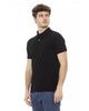 Embroidered Polo Shirt with Short Sleeves L Men