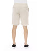 Solid Color Drawstring Bermuda Shorts W48 US Men