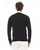 Metal Monogram V-Neck Sweater with Ribbed Details 54 IT Men