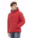 Threaded Pocket Jacket with Front Zip and Button Closure L Men