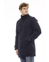 Long Jacket with External Welt Pockets and Front Closure M Men