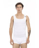 Stretch Cotton Logoed Shoulder Pad Mens Tank Top L Men