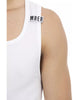 Stretch Cotton Logoed Shoulder Pad Mens Tank Top XL Men