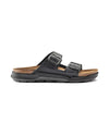 Classic Leather Sandals with Adjustable Buckles - 40 EU