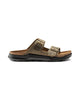 Classic Leather Sandals with Adjustable Buckles - 40 EU