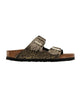 Python Embossed Adjustable Strap Sandals - 39 EU