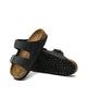 Oiled Leather 2-Strap Sandals with Soft Footbed - 36 EU