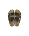 Soft Footbed Leather Sandals with Adjustable Straps - 40 EU