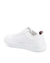 Synthetic Leather Rubber Sole Sneaker - 42 EU