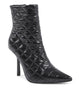 Fabric High Heel Ankle Boot - 36 EU