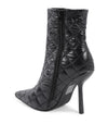 Fabric High Heel Ankle Boot - 36 EU