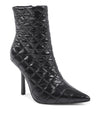 Fabric High Heel Ankle Boot - 38 EU