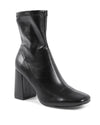 Synthetic Leather Ankle Boots with 9cm Heel - 37 EU