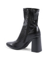 Synthetic Leather Ankle Boots with 9cm Heel - 37 EU