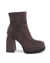 Fabric Ankle Boot with 10cm Heel - 36 EU