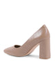 Synthetic Leather Pump with 8 cm Heel - 40 EU