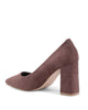 Fabric High-Heel Pump Shoe - 39 EU