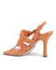 Twisted Tubular Square-Toe Sandals - 38 EU