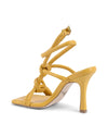 Twisted Knot Nappa Leather Sandals - 37 EU