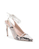 Python Stiletto Heels - Black/Nude - 37 EU