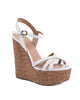 Intertwining Strap Platform Sandals - 39 EU